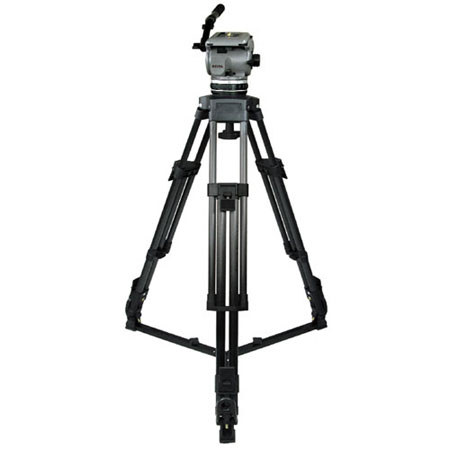 Cartoni D602 2-section Aluminum L501 1-Stage Tripod & D600 Fluid Head
