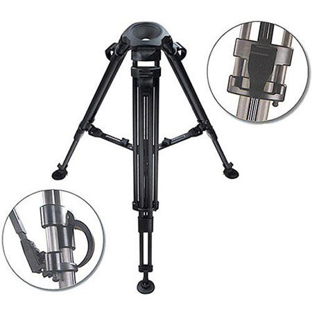Cartoni D611 3-section Carbon Fiber  L504 2-Stage Tripod & D600 Fluid Head