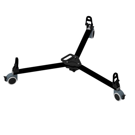 Cartoni Lightweight Dolly with 75mm Wheels for Red Lock and SDS Tripods