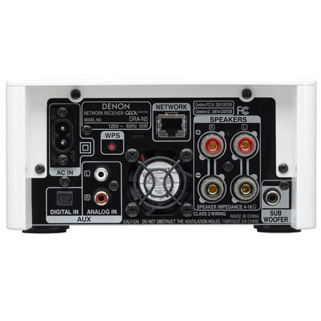 Denon CEOL Piccolo Desktop Networking System, White