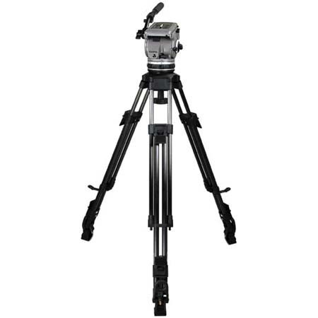 Cartoni G103 Aluminum L502 Tripod with Gamma Video Head & Mid-Level Spreader