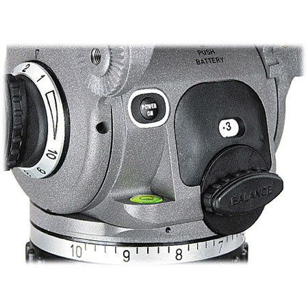 Cartoni G115 3-section Aluminum Tripod with Fluid Head - Black