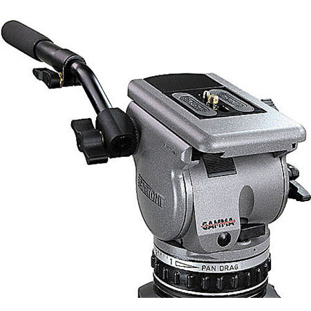 Cartoni G116 3-section Carbon Fiber Tripod with Fluid Head - Black