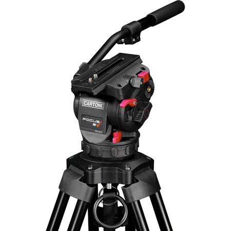 Cartoni Focus 8 75mm Fluid Head with Telescopic Pan Bar