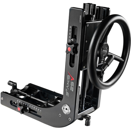 Cartoni Lambda 25 Third Axis Fluid Head SFX with Hand Wheel and 2x Counterweight