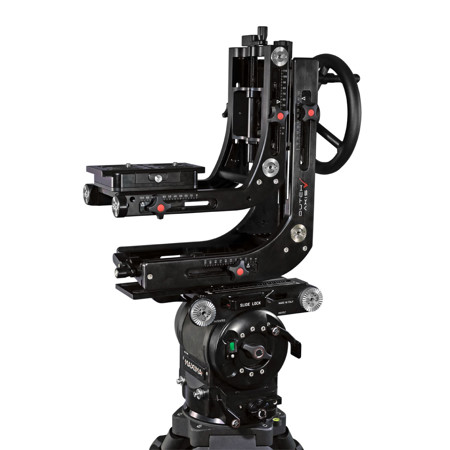 Cartoni Lambda Total Dutch Fluid Head SFX with Camera Plate, Hand Wheel & Weight