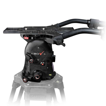 Cartoni Master 30 Flat Base Fluid Head