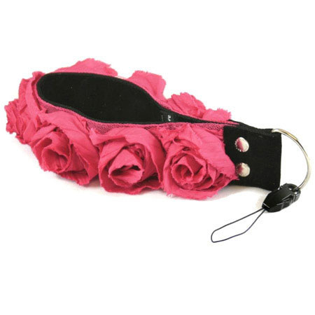 Capturing Couture Hot Pink Organza 1.5in Camera Strap