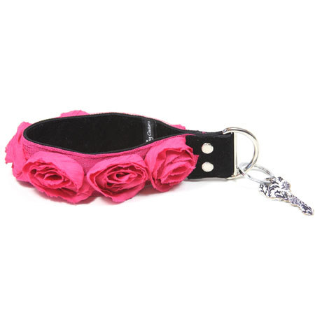 Capturing Couture Hot Pink Organza 1.5" Key Chain Wristlet