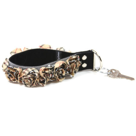 Capturing Couture Posh Plaid Organza 1.5" Key Chain Wristlet Camera Strap