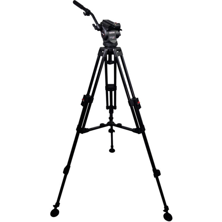 Cartoni Focus 8 Fluid Head with Sliding Plate and APTP2 Dual-Stage Tripod