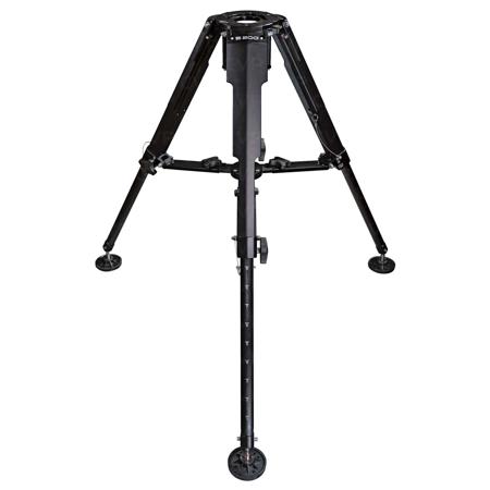 Cartoni SPORT 200 2-Section Heavy Duty Al Mitchell Flat Base Tripod,Mid Spreader