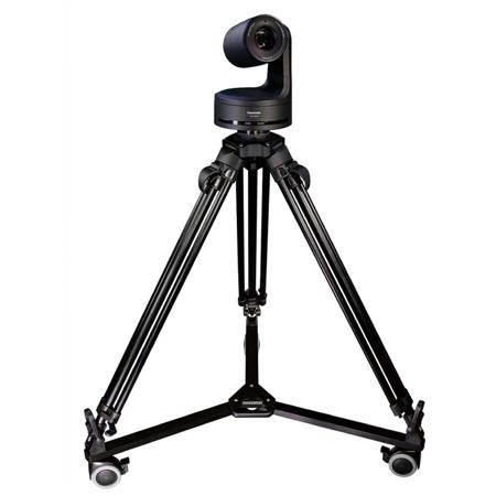 Cartoni T721 PTZ Lightweight 100mm Base 2-Section Aluminum Tripod w/Mid Spreader