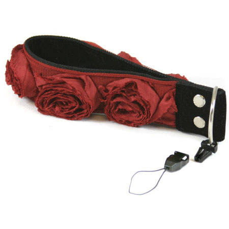 Capturing Couture Red Organza 1.5 inch Camera Strap