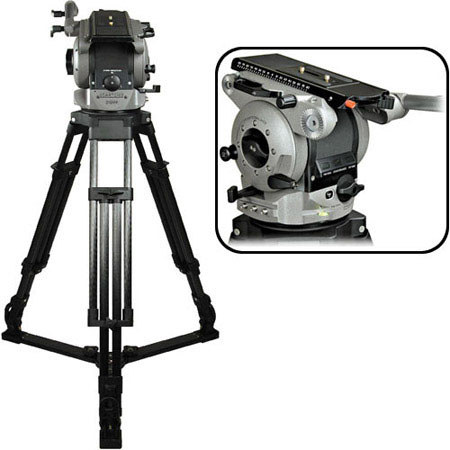 Cartoni S105 Sigma Aluminum Tripod System, 88 lbs, 64in