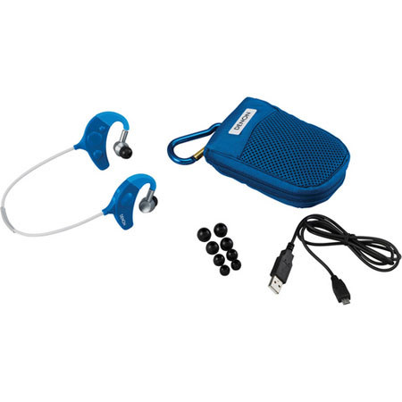 Denon Exercise Freak AH-W150 In-Ear Headphones, Blue