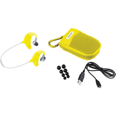 Denon Exercise Freak AH-W150 In-Ear Headphones, Yellow