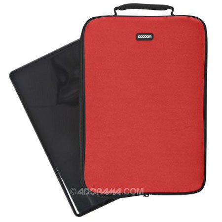 Cocoon NoLita CLS406, Handled Sleeve-Racing Red, 16in