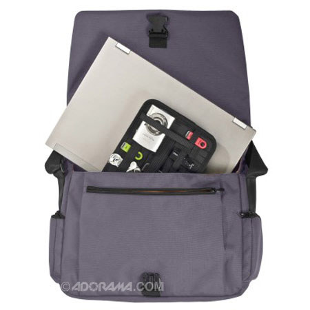 Cocoon Soho CMB402 Messenger Bag- Gun Gray, 17 inches