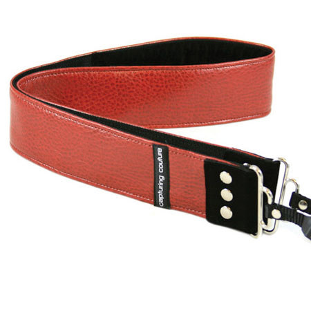 Capturing Couture Male Collection Soho Red 2" Camera Strap, 37" Length