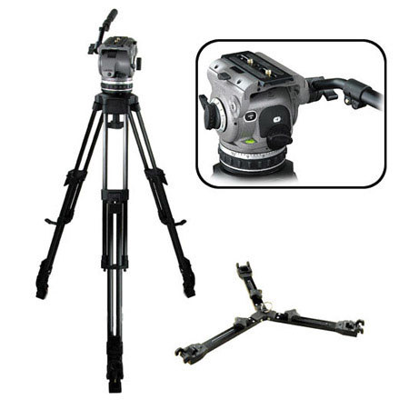Cartoni CF1 1 Carbon Fiber Tripod with Laser Video Head