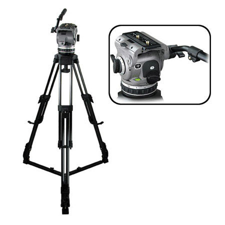 Cartoni CF2 2-section Carbon Fiber Tripod with Laser Video Head