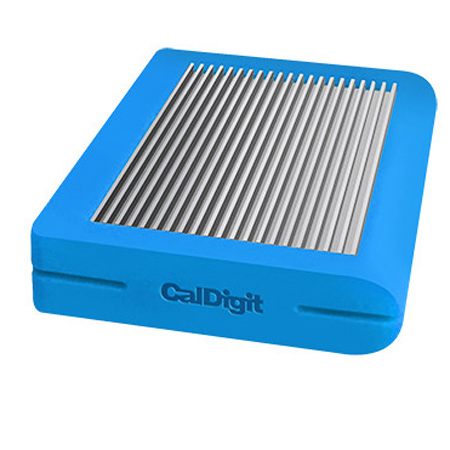 CalDigit Tuff 2TB USB 3.1 Type-C (Gen 2) External Hard Drive, Blue