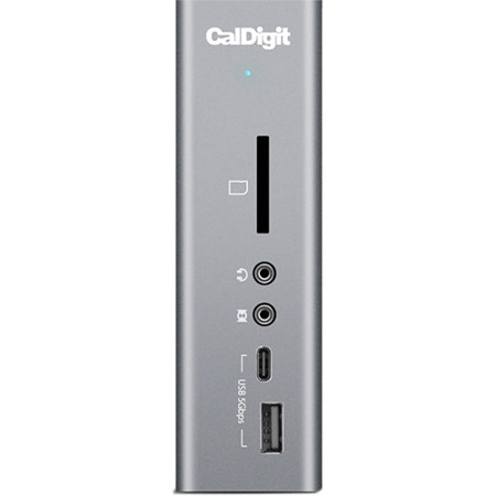 CalDigit Thunderbolt Station 3 Plus Docking Station with 15 Ports and 0.7m Passive Cable, Space Gray