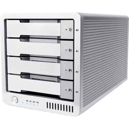 CalDigit T4 High-Performance 4-Bay RAID Storage Array with 8TB (4x 2TB) SSD