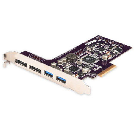 CalDigit FASTA-6GU3 2 Port 6GB eSATA Card & USB 3.0 Combo PCIe Host Adapter
