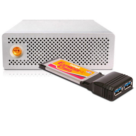 CalDigit 1TB AV Drive with USB 3.0 Card for Laptop