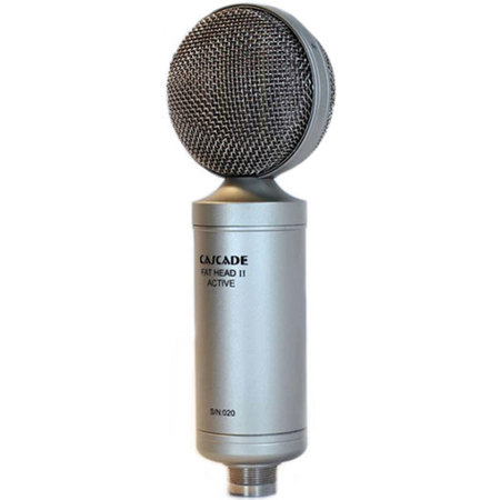 Cascade Microphones Fat Head II Active/Passive Mic, LL2913 Transformer,Silver