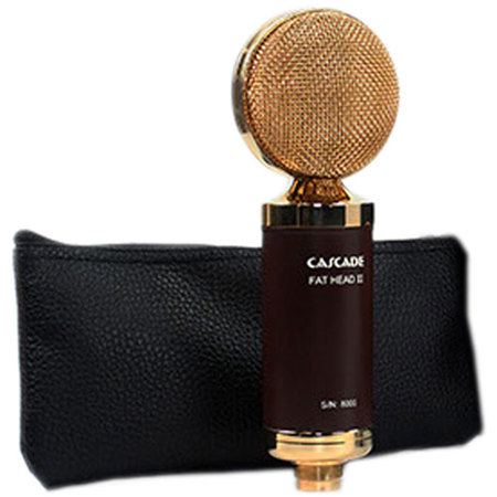 Cascade Microphones Fat Head II Ribbon Mic,LL2912 Transformer,Brown/Gold Grill