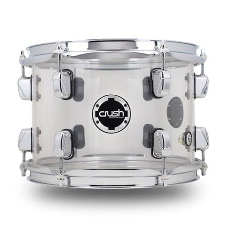 Crush Drums Acrylic 16x14" Floor Tom Drum with Legs, Clear