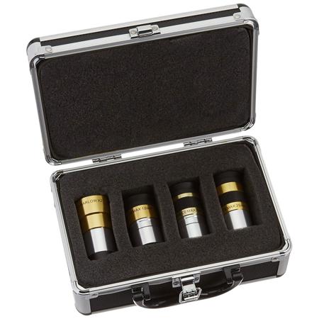 Coronado Cemax Eyepiece, Set of 4, 12mm, 18mm, 25mm and 2x Barlow, 1.25" Barrel
