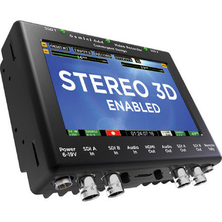 Convergent Design Gemini 4:4:4 3D Upgrade VideoRecorder
