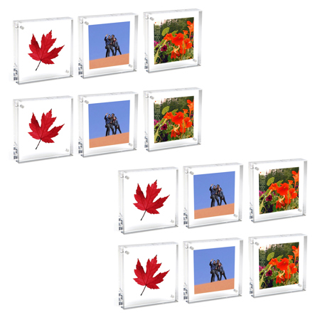 Canetti Original Magnet Frame, 2x2", Clear 12-Pack