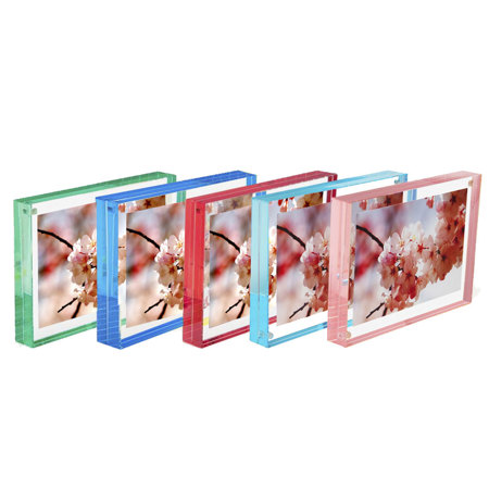 Canetti Color Edge Magnet Frame, 2.5x3.5", Red