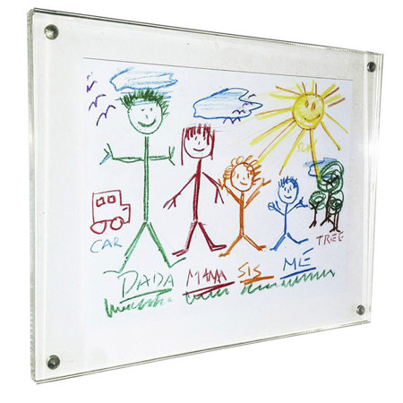 Canetti Wall Magnet Frame, 8x10", Clear