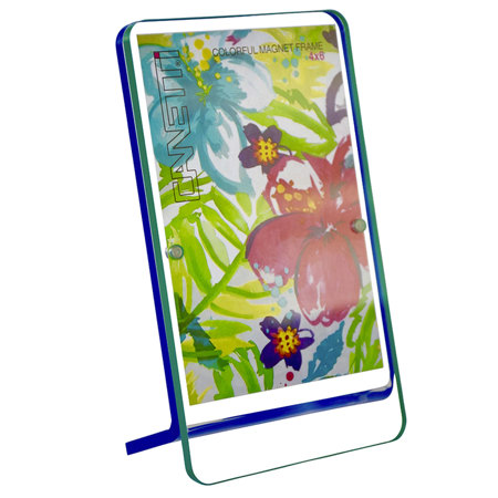Canetti Colorful Magnet Frame, 4x6", Green/Blue