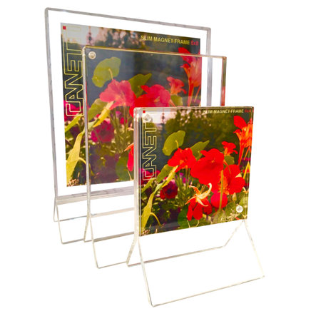 Canetti Slim Magnet Frame, 6x6", Clear