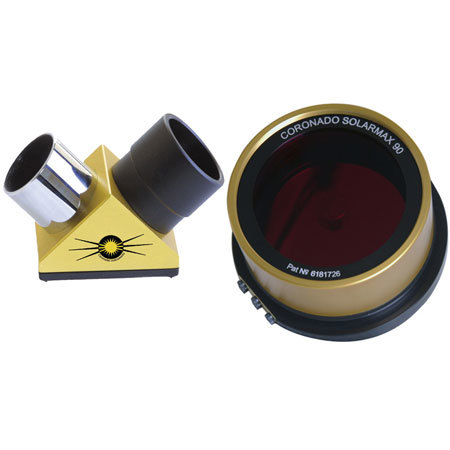 Coronado Solarmax Filter Kit with 90 H-Alpha <.7A, BF-15 Blocker & T-Max Tuner for Telescopes with focal lenghts under 1500mm