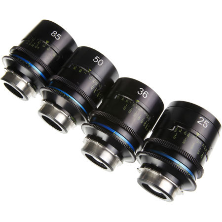 Celere HS 25mm, 36mm, 50mm & 85mm Prime Lens Set, Imperial, EF Mount
