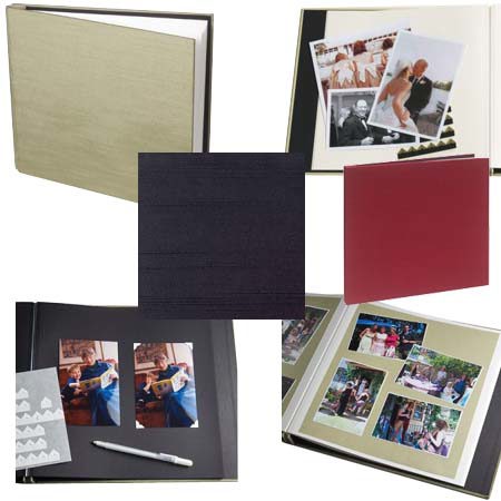 Celine Countryman 9109 12x12" Expandable Photo Scrapbook Album, Onyx Shimmer