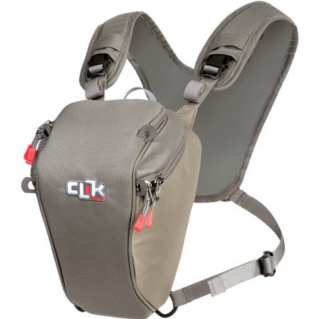 Clik Elite Large Chest Pack, 5.5in Long Lenses- Grey