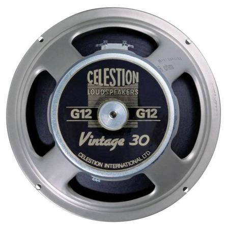 Celestion Vintage 30 12" Guitar Speaker, 16 Ohms Nominal Impedance, 100dB Sensitivity, 70Hz-5kHz Frequency Range, 60W Power, Single