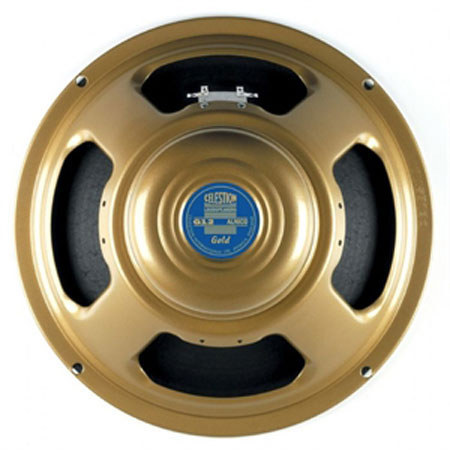 Celestion Gold 12" Classic Guitar Loudspeaker, 8 Ohms Nominal Impedance, 100dB Sensitivity, 75-5000Hz Frequency Range, 50W Power, Single