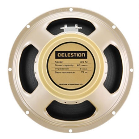 Celestion G12M-65 Creamback 12" 65 Watts Guitar Speaker, Single