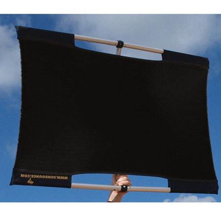 Sunbounce Micro Mini Textile, 2x 3ft Bk /Wht