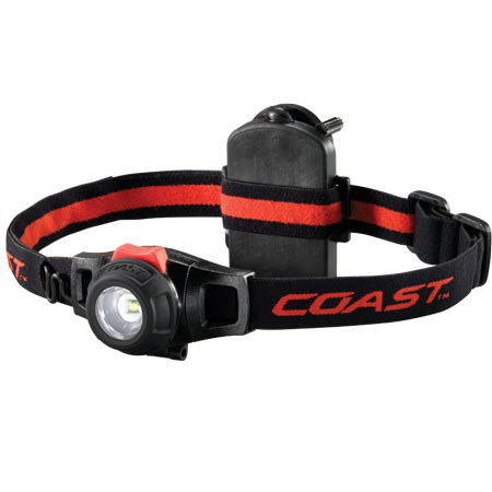 Coast HL6 Dimming LED Headlamp with 295 High / 5 Low Lumens, 3x AAA